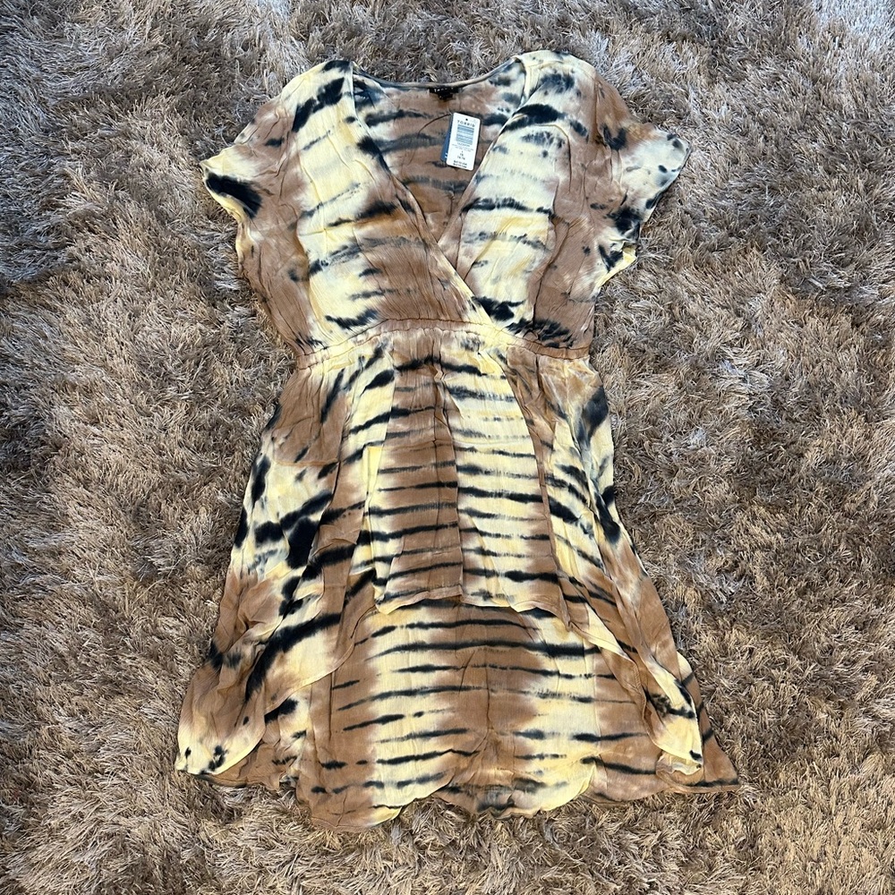 Tie-Dye Brown High-Low Tunic - Torrid